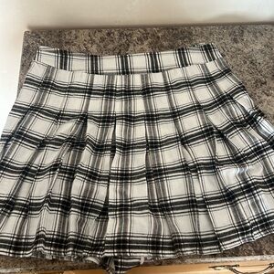 Checkered skirt